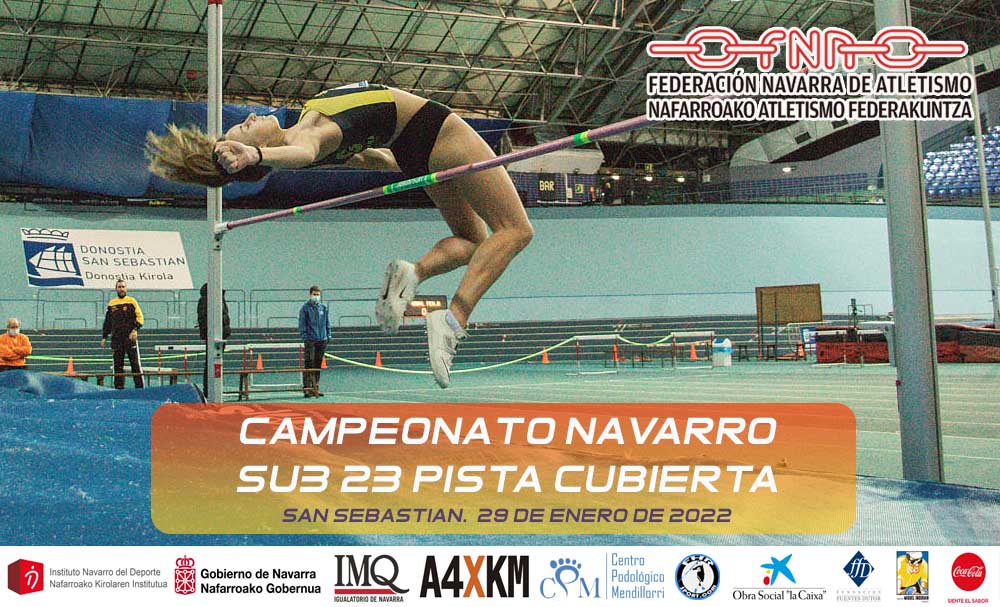 Listas de Salida y horario Cto Navarro Sub 23 en Pista Cubierta